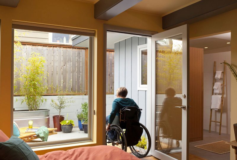 wheelchair-accessible kitchen